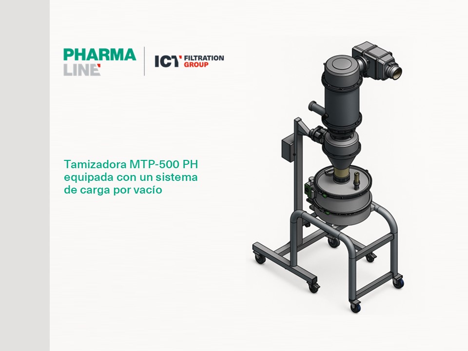 tamizadora con sistema de carga por vacío | ICT PharmaLine